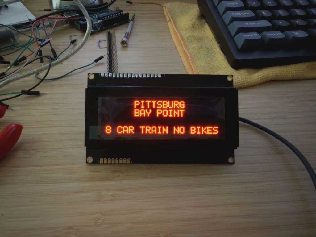 buydisplay connected and testing