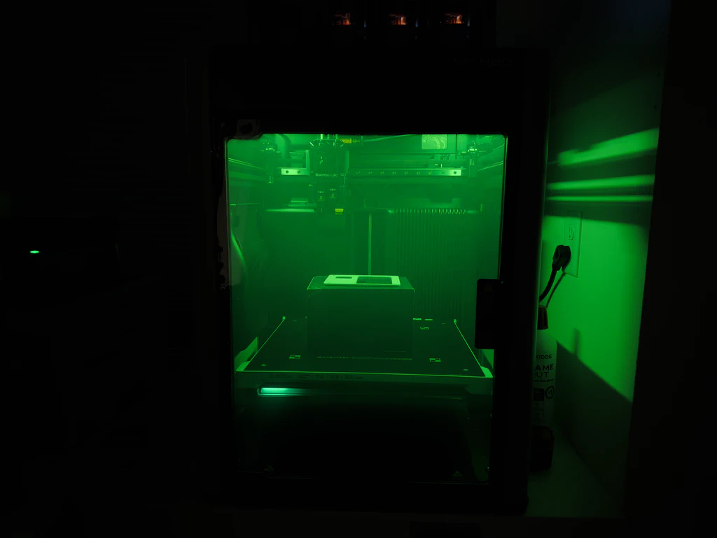 Paint curing inside 3D printer heated chamber