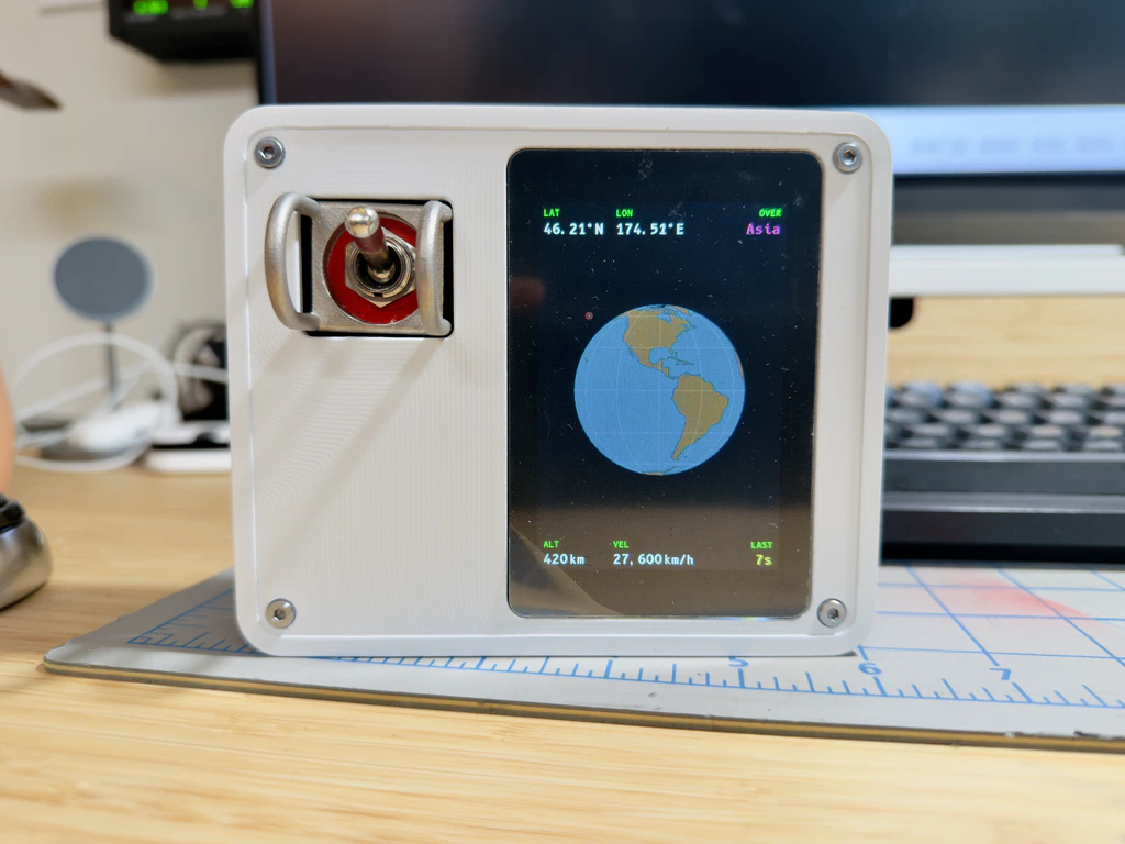 Toggle switch in the up position